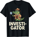 Detective Art for Men Women Criminal Inspector Detective T-Shirt