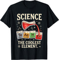 Science Teacher Coolest Element Retro Funny Chemistry Stem T-Shirt