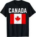 Canada Canadian Men Kids Women Canadian Flag T-Shirt