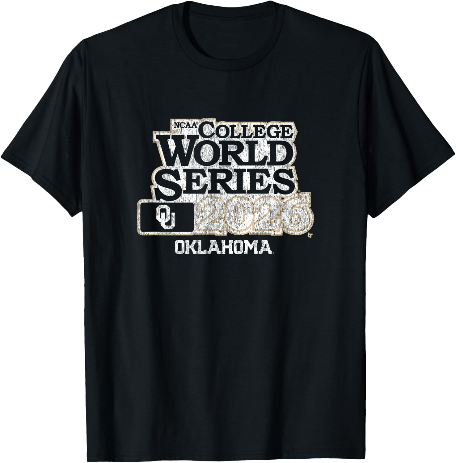 2026 College World Series - Oklahoma Sooners Baseball T-Shirt