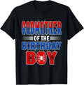 Godmother of The Birthday Boy Spider Web Birthday Party T-Shirt