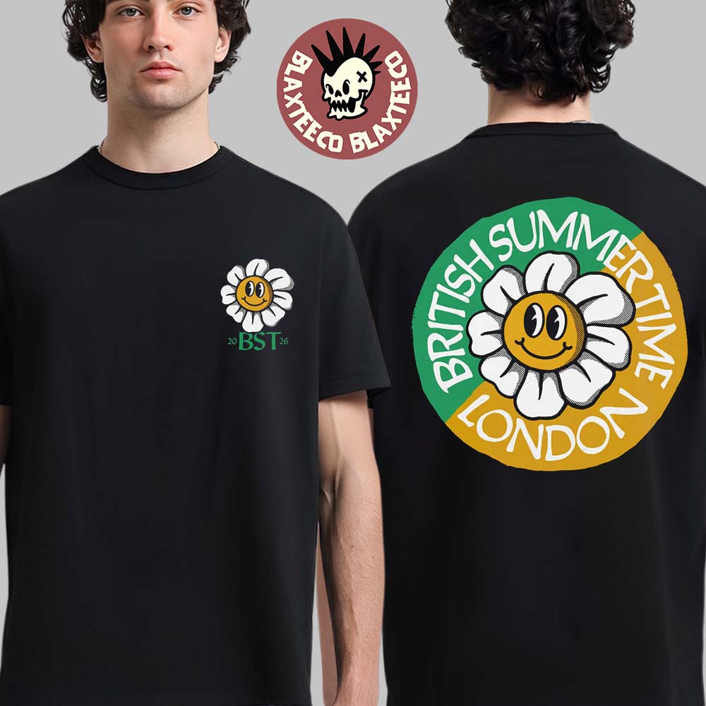 BST Hyde Park Festival 2026 Merch Hyde Park London On June 2026 British Summer Time Daisy T-Shirt