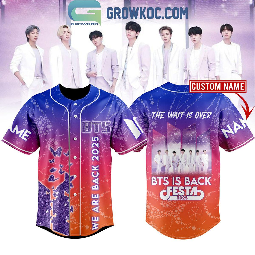 BTS Is Back Festa 2025 Baseball Jersey