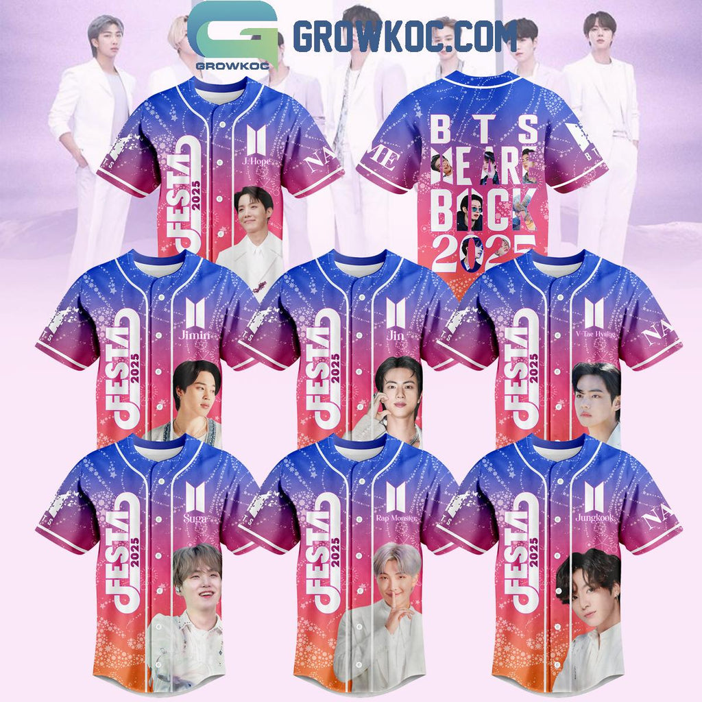 BTS We Are Back Festa 2025 Baseball Jersey