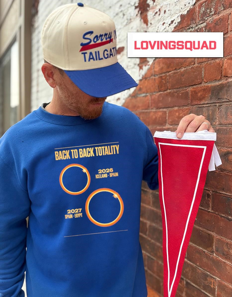 Back to Back Totality 2026 and 2027 Solar Eclipse shirt