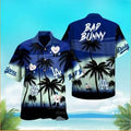 Bad Bunny Los Angeles Dodgers Bad Bunny Hawaiian Shirt, LA Dodgers Hawaiian Shirt