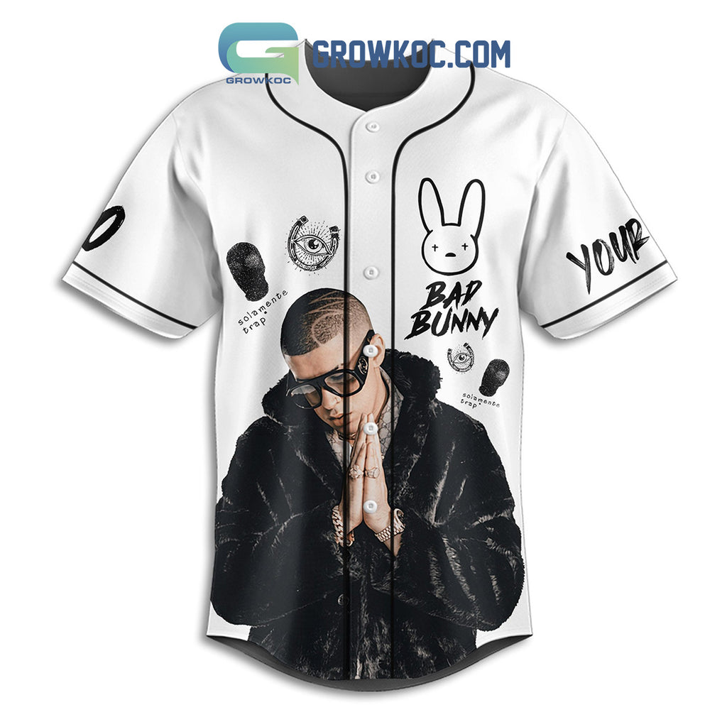 Bad Bunny Most Wanted Tour 2024 Personalized Baseball Jersey