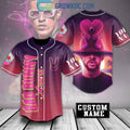 Bad Bunny The Sunset Purple Fan Personalized Baseball Jersey