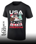 Bald Eagle Uncle Sam Statue of Liberty USA 250 Years of Freedom shirt