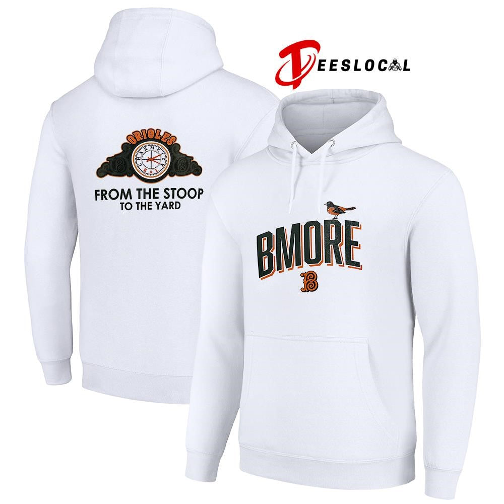 Baltimore Orioles Bmore from the Stoop the yard shirt