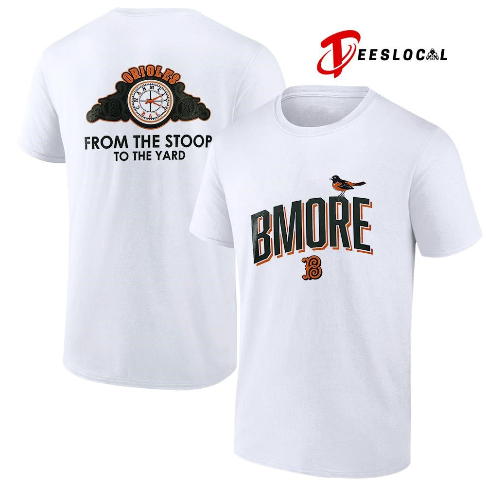 Baltimore Orioles Bmore from the Stoop the yard shirt