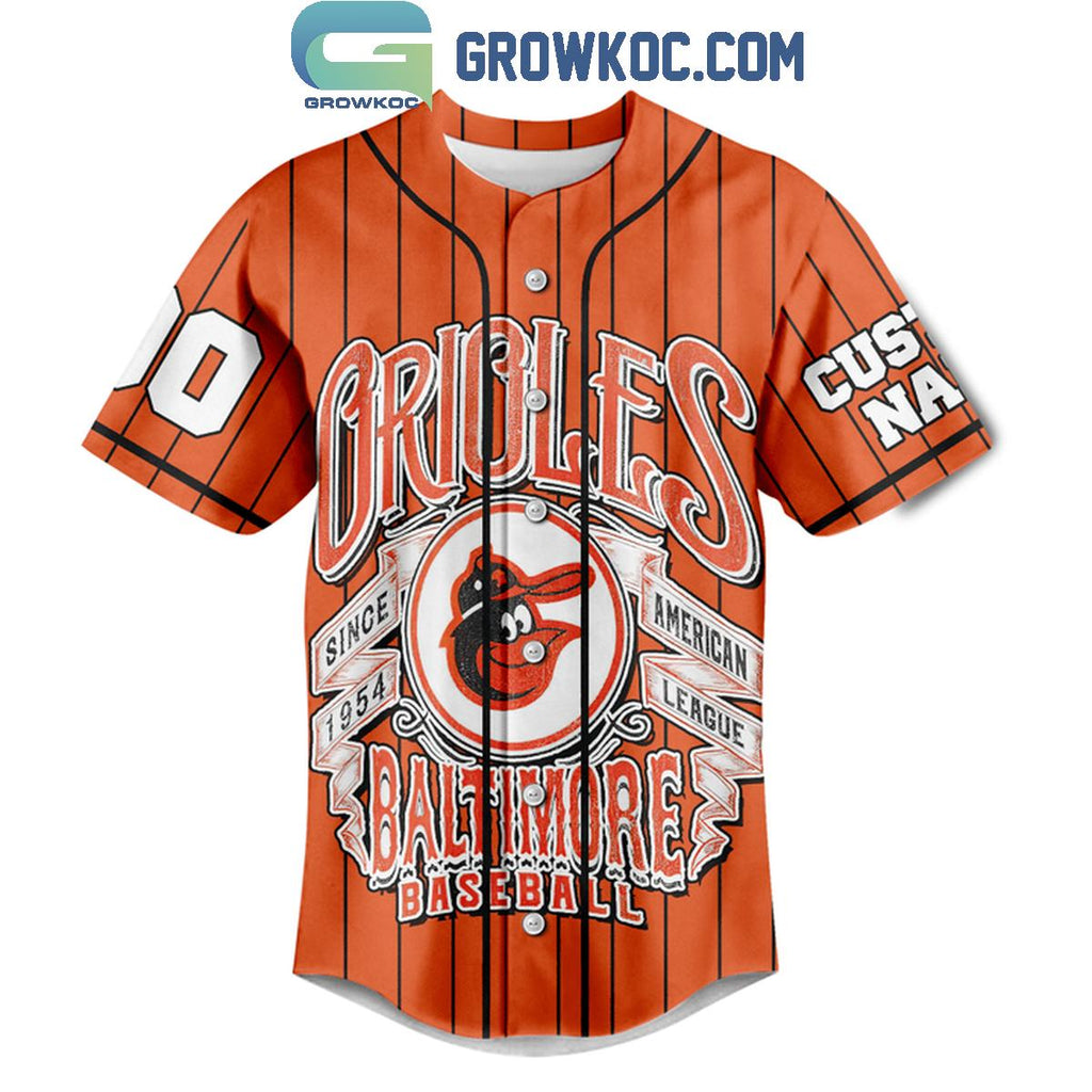 Baltimore Orioles I Am An Orioles Fan Now And Forever Personalized Baseball Jersey