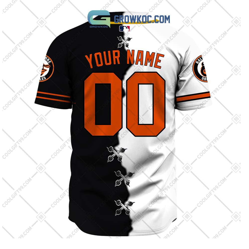 Baltimore Orioles MLB Personalized Mix Baseball Jersey