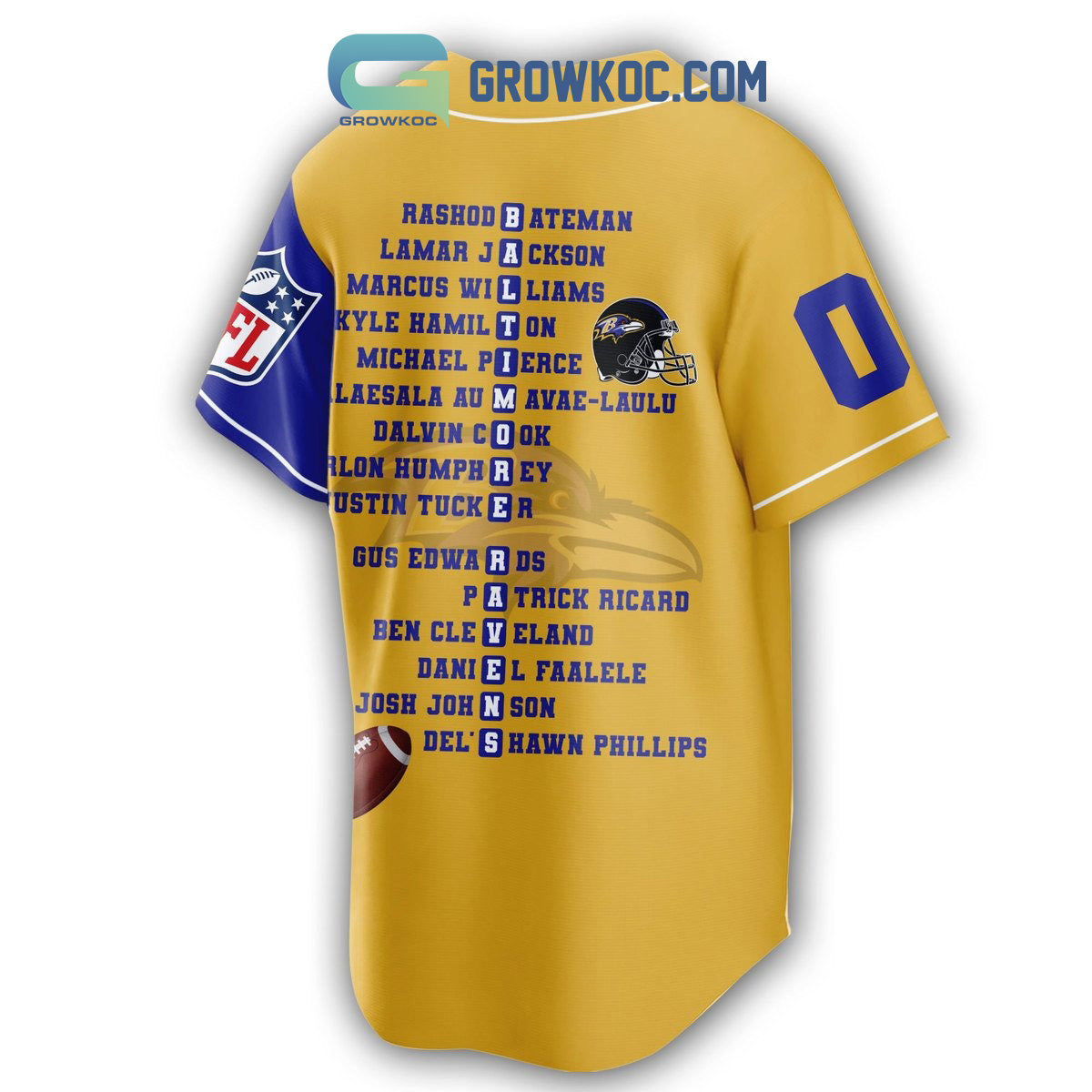 Baltimore Ravens The Champions Team Personalized Baseball Jersey