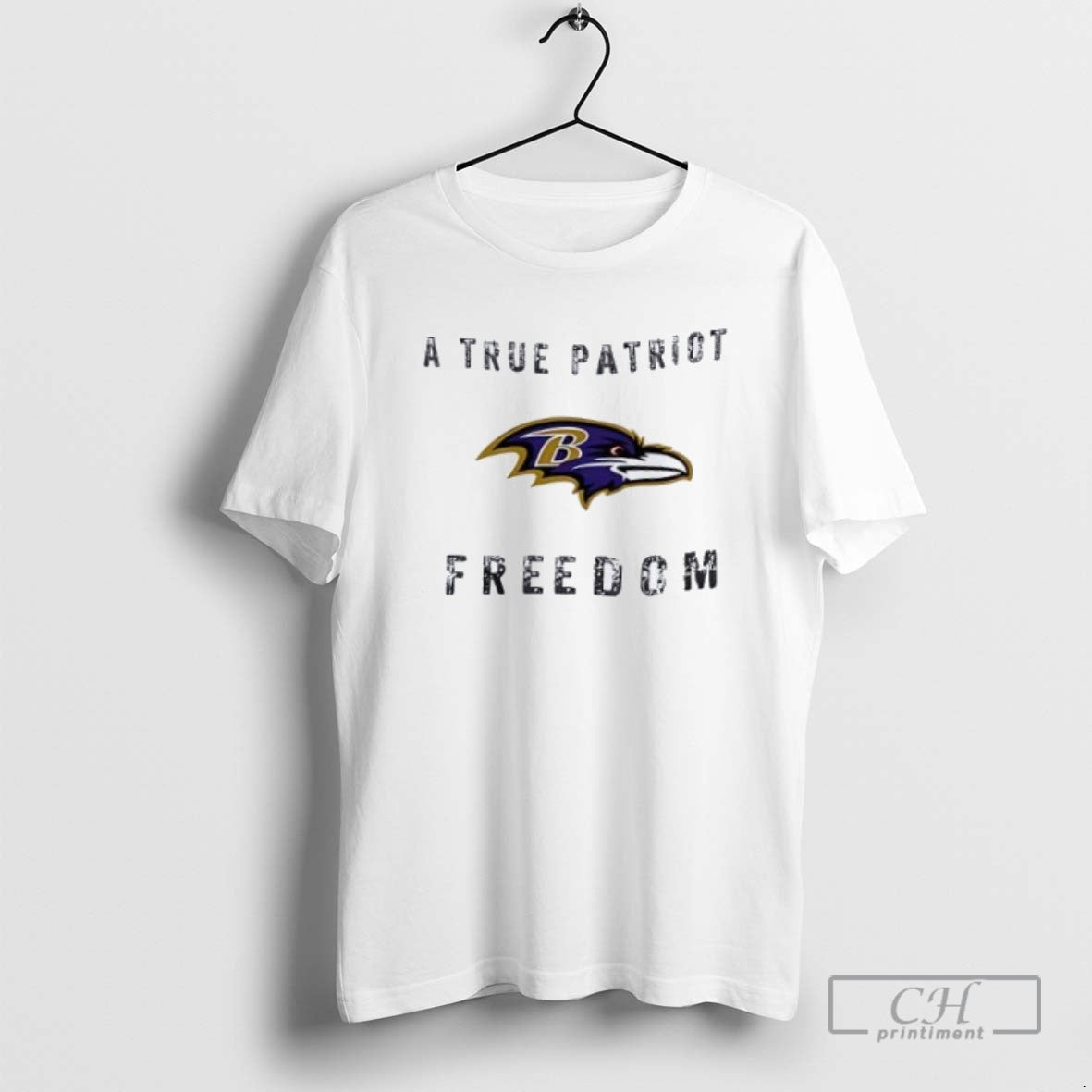 Baltimore Ravens Football A True Patriot Freedom T Shirts Hoodie, Sweatshirt | InkRitualCo.com