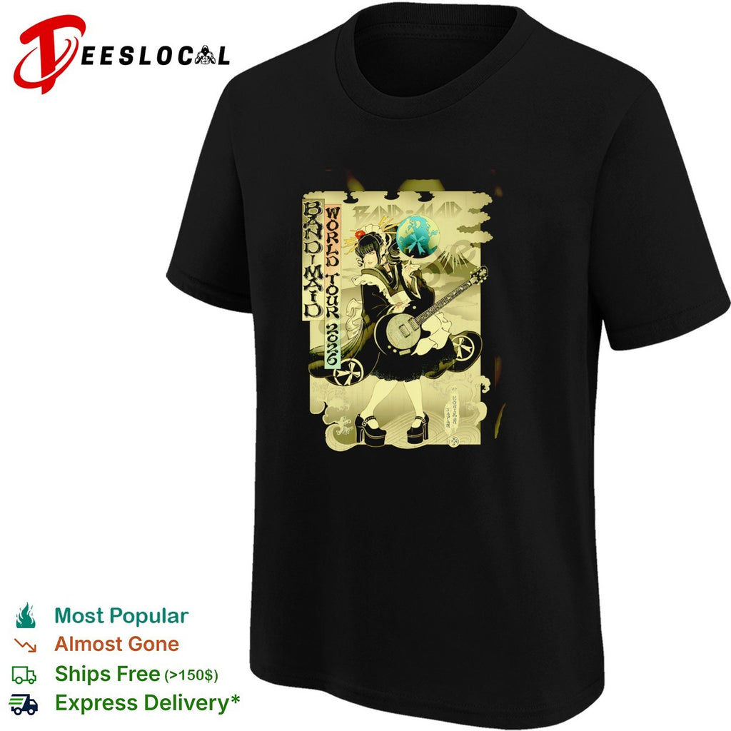 Band Maid world tour 2026 guitarist shirt