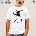Banksy Inspired Sandwich Thrower Shirt
