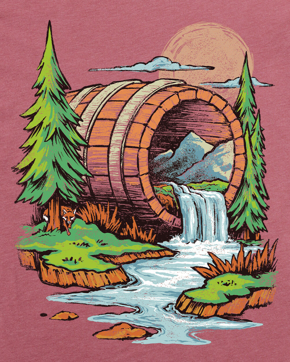 Barrel Falls Tee