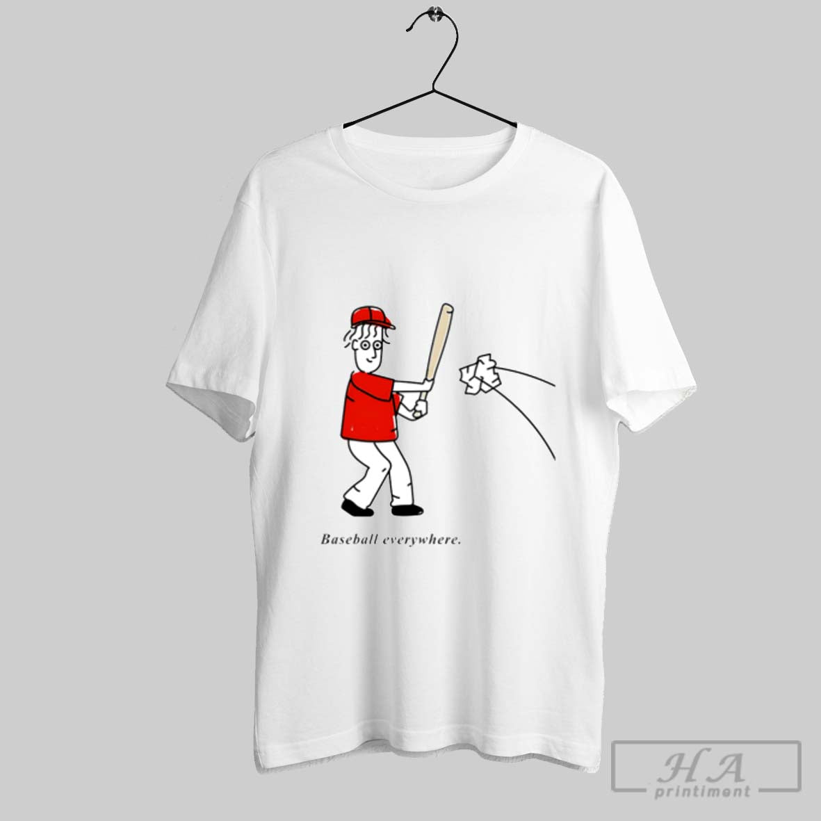 Baseball Everywhere Cartoon Meme T-Shirts, Hoodie, Sweatshirt | InkRitualCo.com