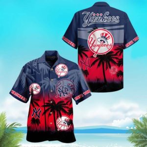 Baseball New York Yankees Aloha Hawaiian Shirt Father's Day Gift For Beach