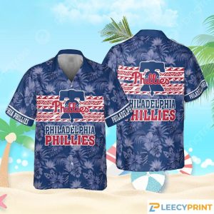 Baseball Philadelphia Phillies Print Hawaiian Shirt - Phillies Hawaiian Shirt