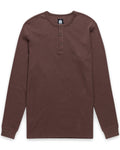 Long Sleeve Waffle Knit Henley
