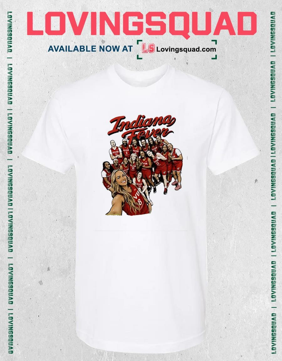 Basketball Caitlin Clark Sophie Cunningham Indiana Fever Selfie Team T-Shirt