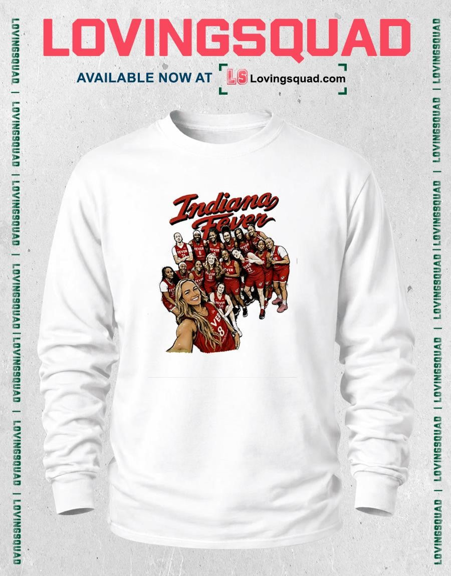 Basketball Caitlin Clark Sophie Cunningham Indiana Fever Selfie Team T-Shirt