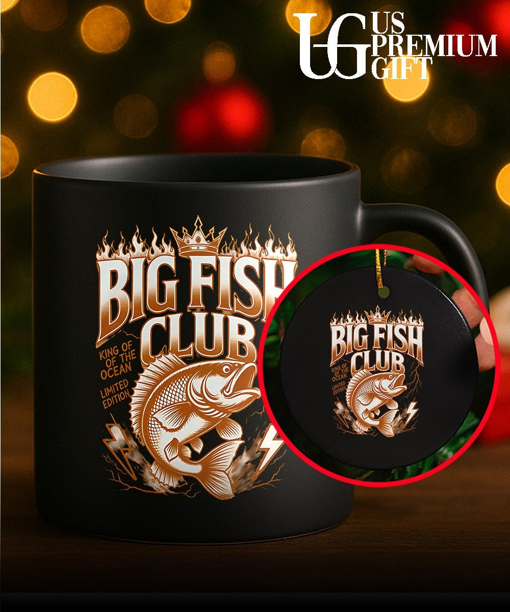 Bass Fishing Big Fish Club King of the Ocean Limited Edition shirt