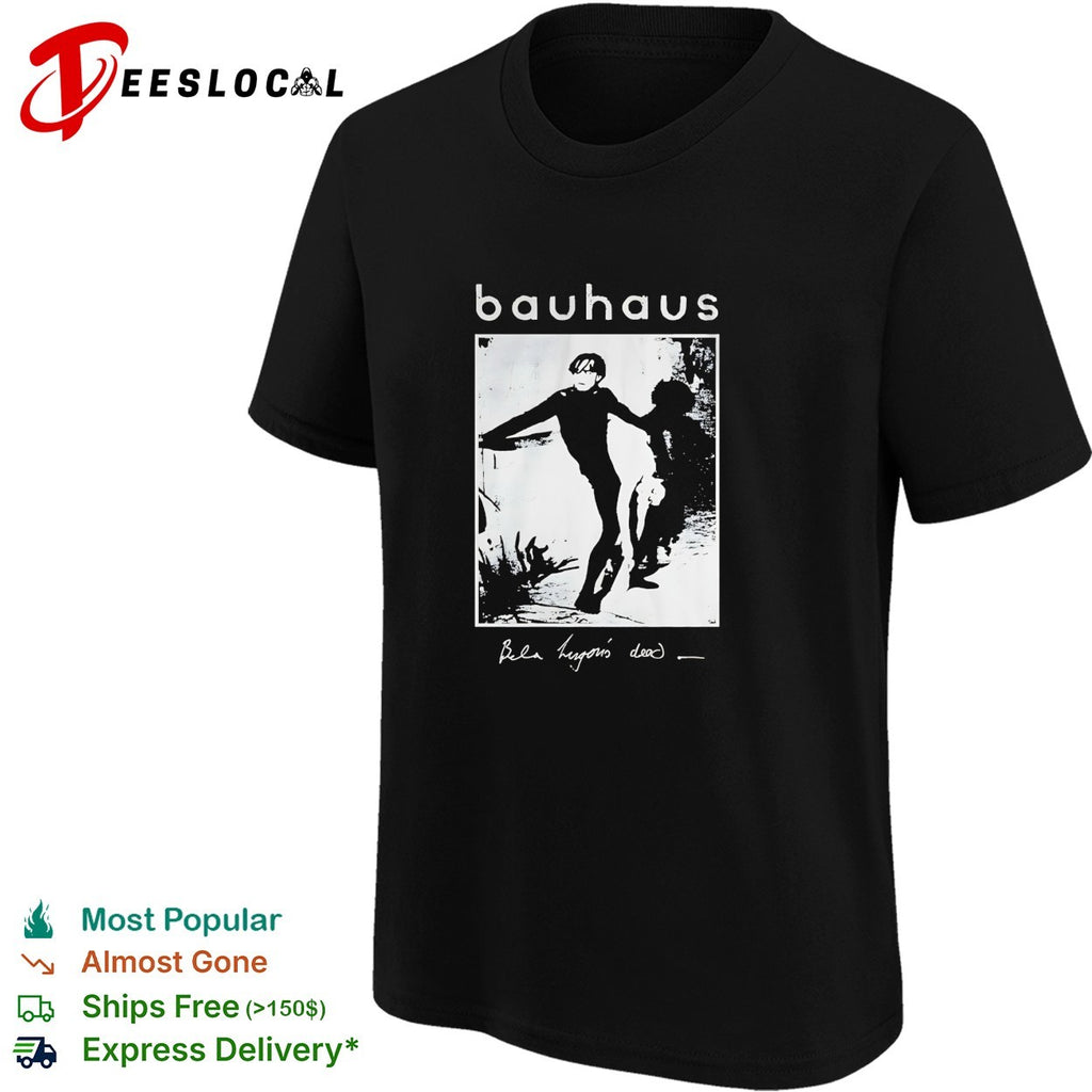 Bauhaus Bela Lugosi’s dead poster shirt