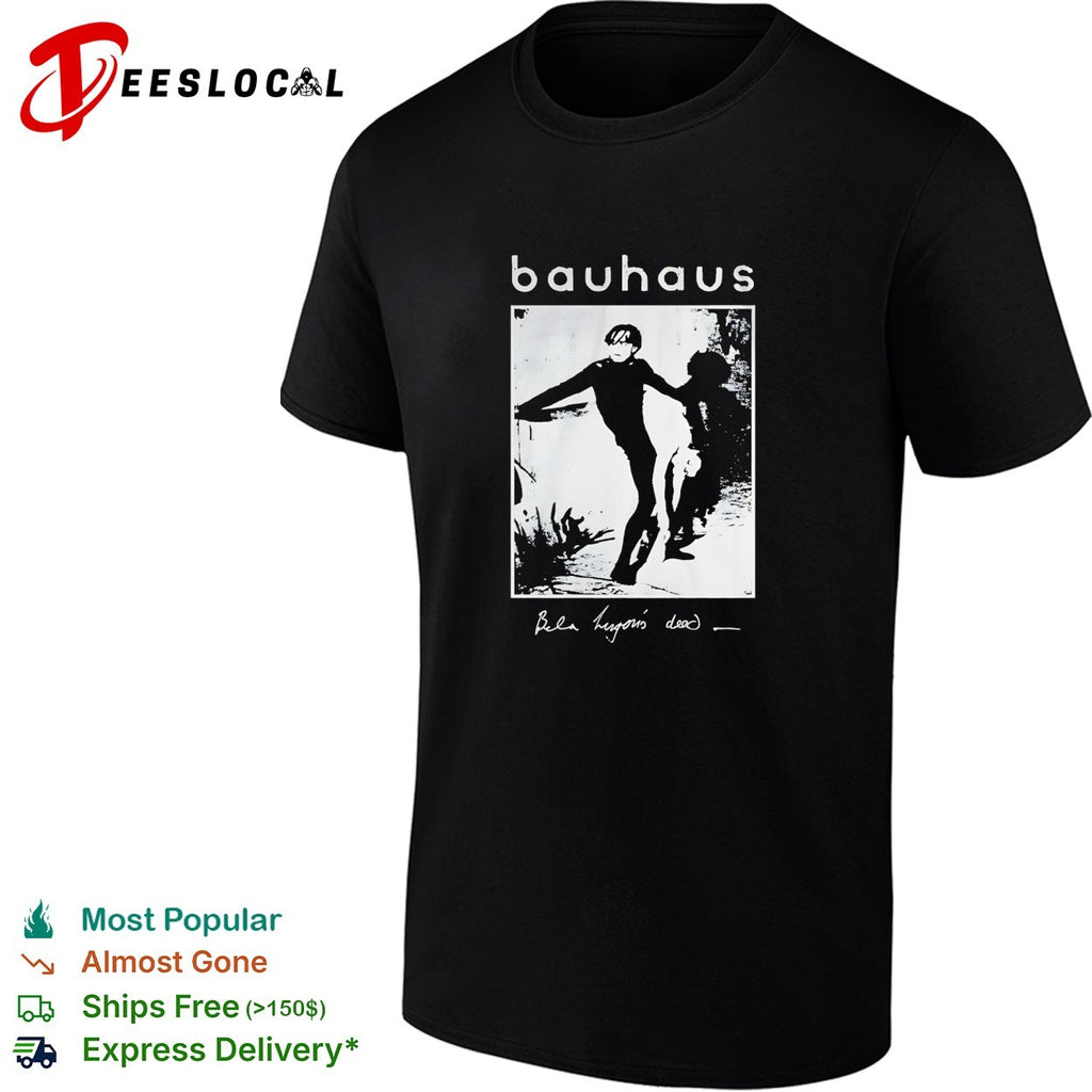 Bauhaus Bela Lugosi’s dead poster shirt