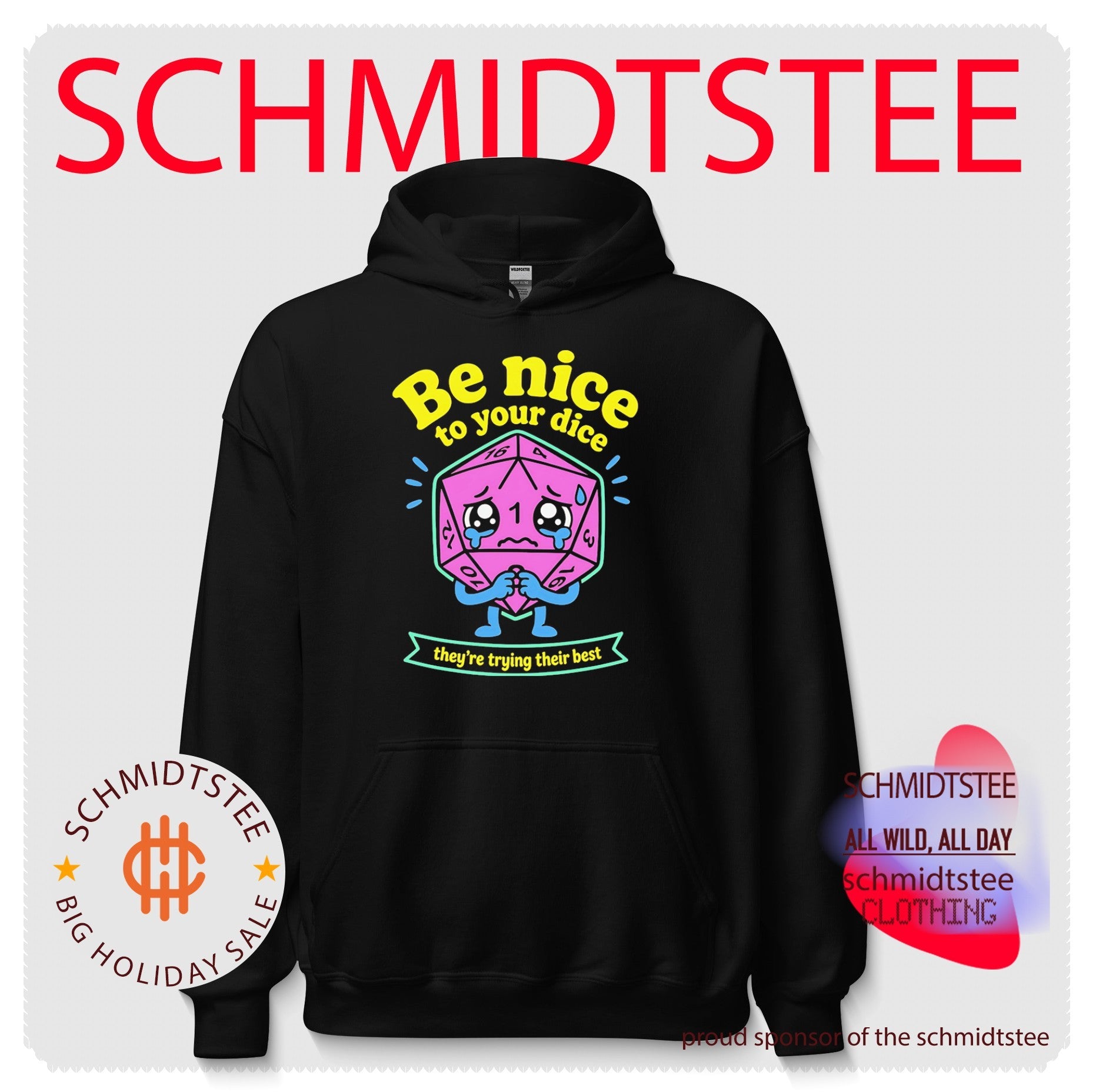Be Nice to Your Dice Neon They Are Trying Their Best shirt