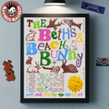 Beach Bunny X The Beths 2026 North America Tour Schedule Dates Home Decor Poster Canvas
