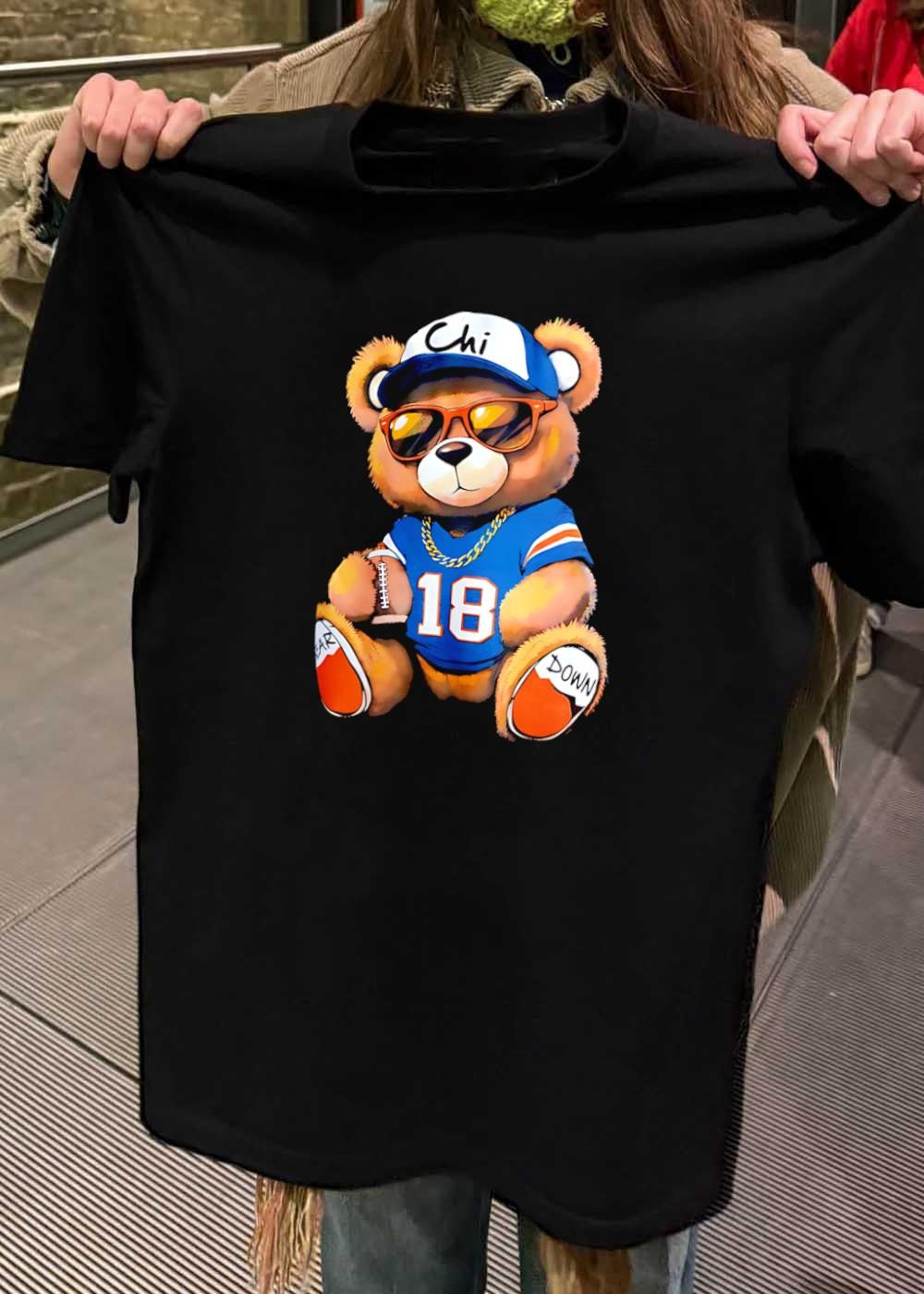Bear Down Chi 18 Football Teddy Bear shirt