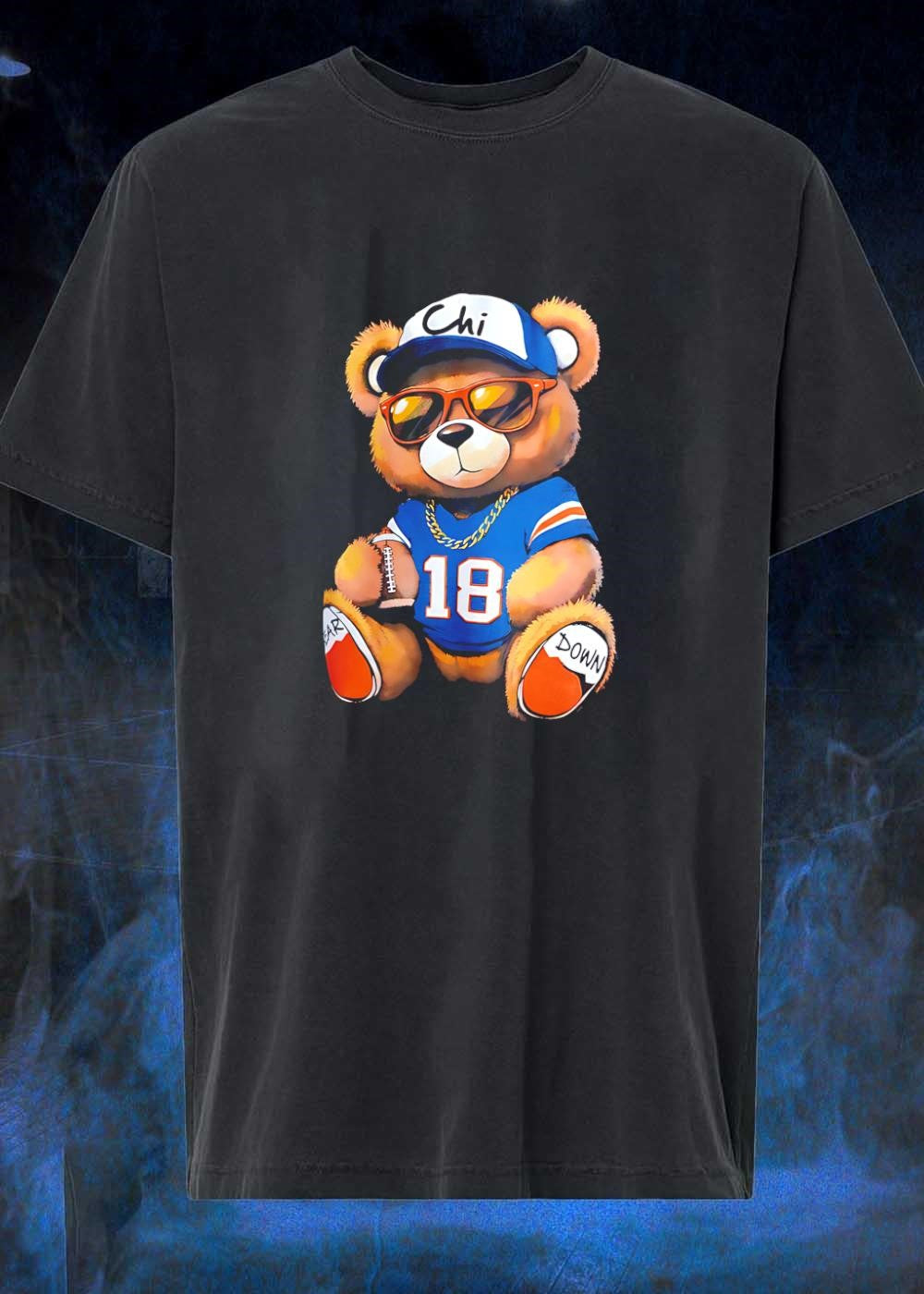 Bear Down Chi 18 Football Teddy Bear shirt
