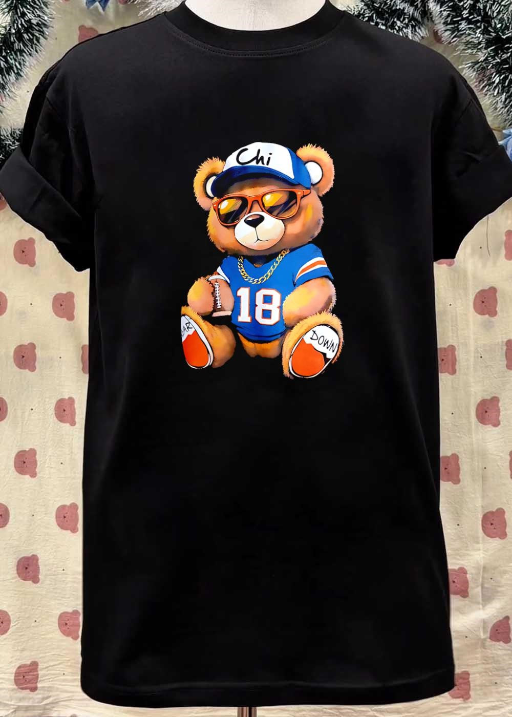 Bear Down Chi 18 Football Teddy Bear shirt