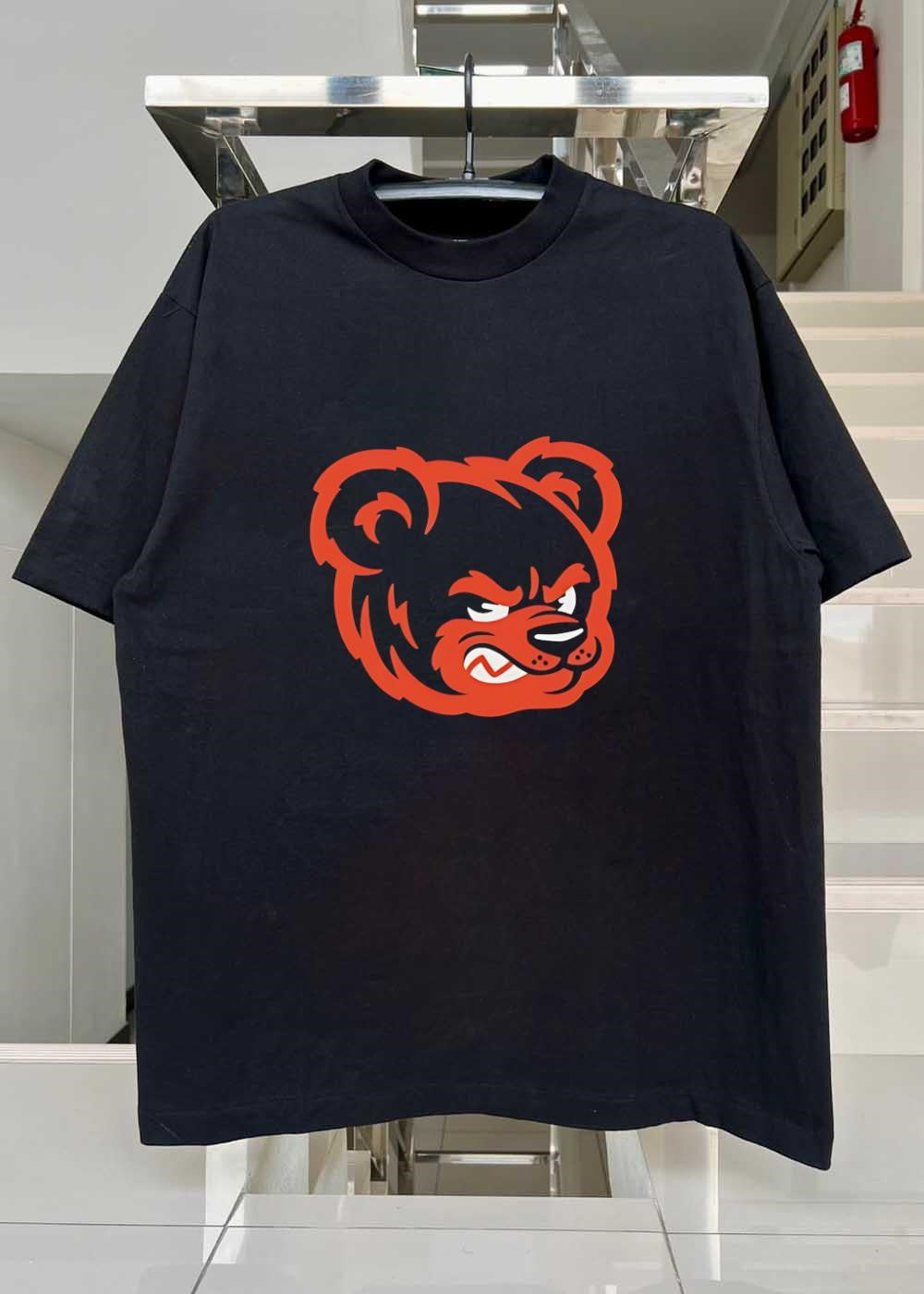 Bear Face Mascot Angry Sport Logo Bear shirt