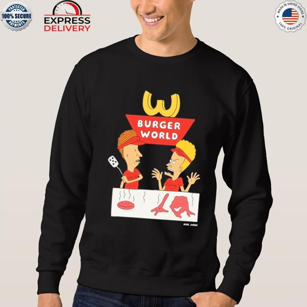 Beavis And Butt Head Burger World Cartoon Shirt