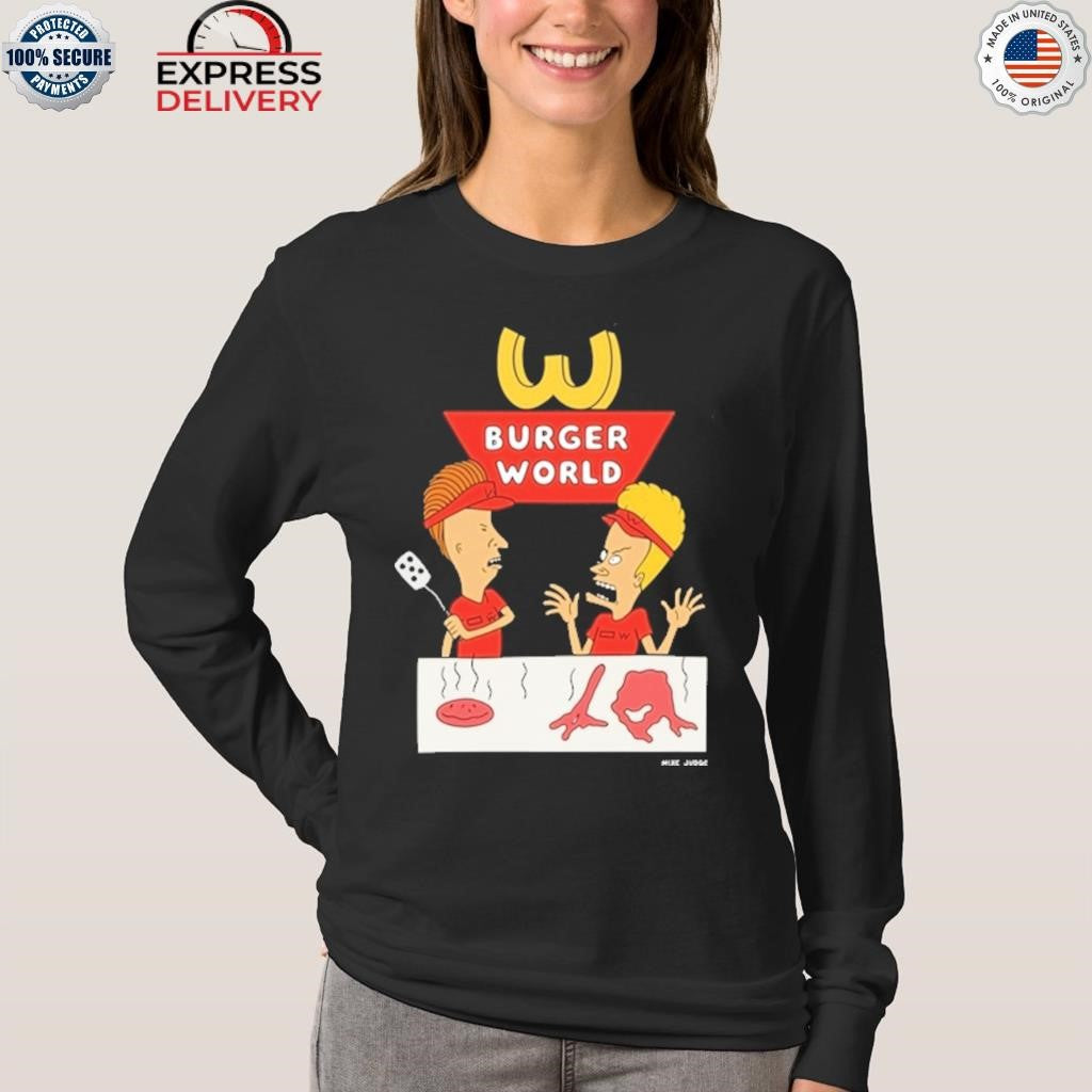 Beavis And Butt Head Burger World Cartoon Shirt