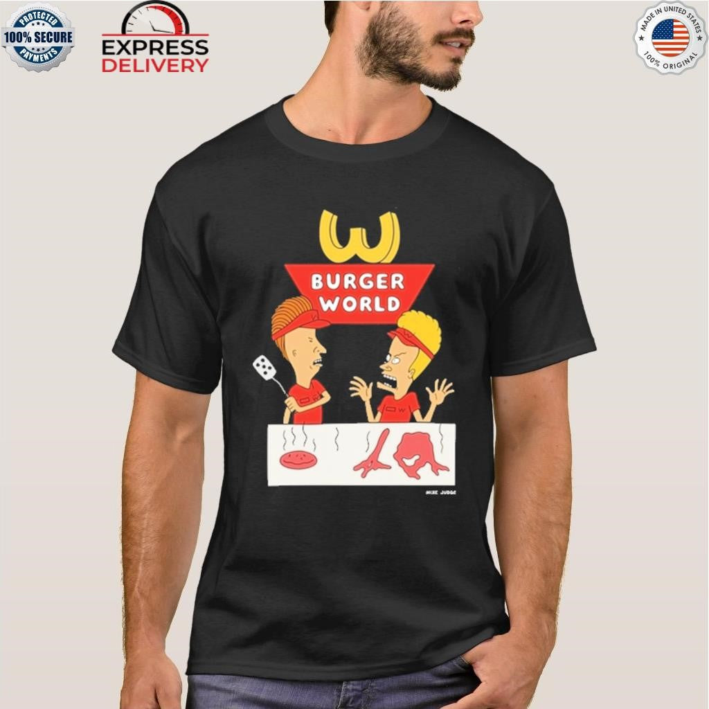 Beavis And Butt Head Burger World Cartoon Shirt