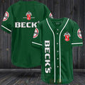 FASHION Becks Baseball Jerseys Botton Shirt
