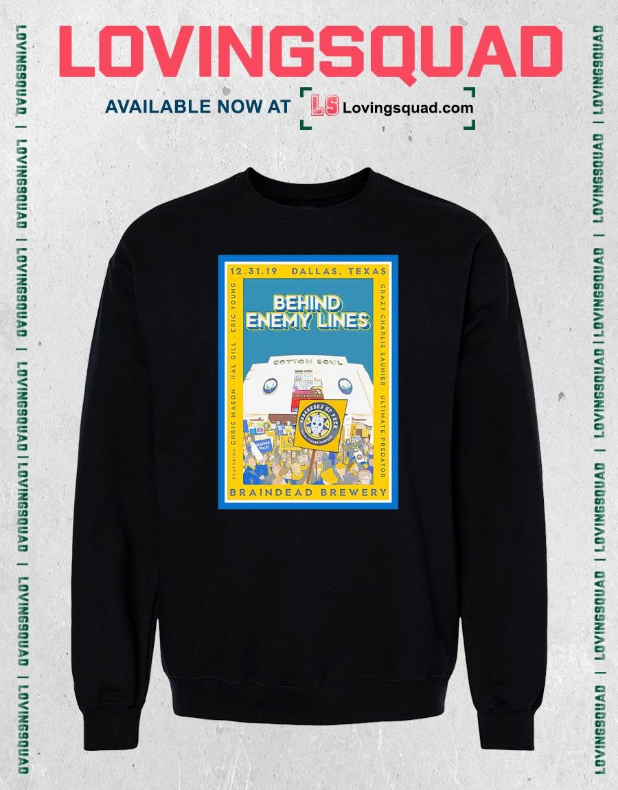 Behind Enemy Lines Cotton Bowl 123119 Featuring Chris Mason Hal Gill and Eric Young T-shirt