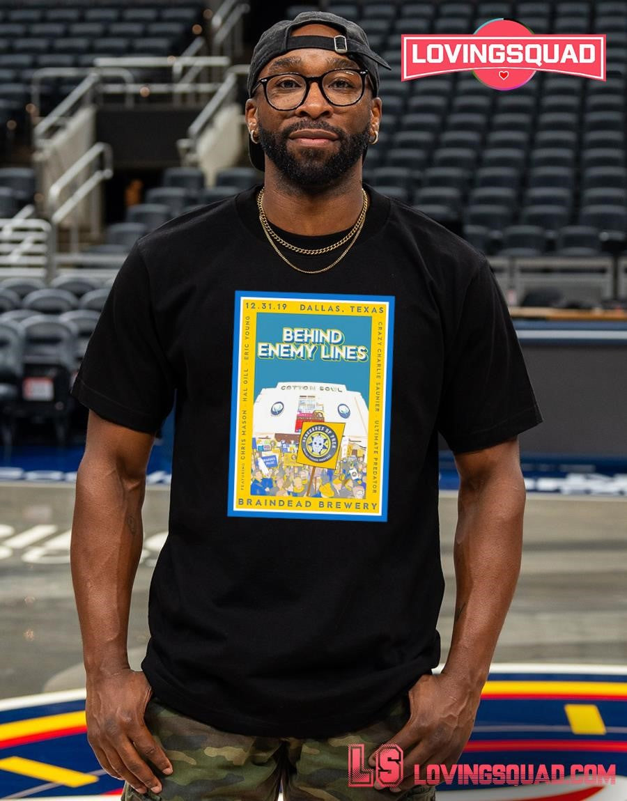 Behind Enemy Lines Cotton Bowl 123119 Featuring Chris Mason Hal Gill and Eric Young T-shirt