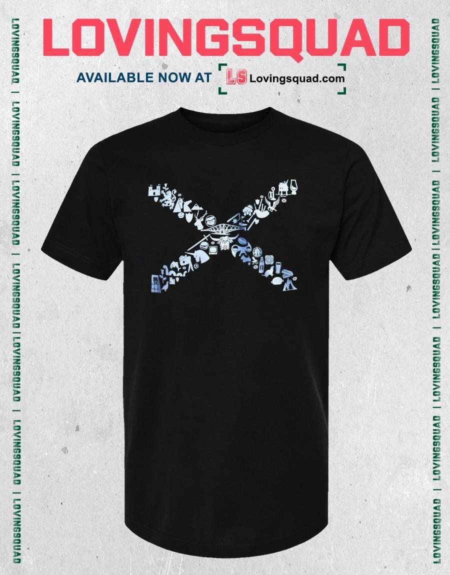 Being Scottish Saltire Iconography Scotland T-shirt