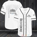 FASHION Belvedere Vodka Baseball Jerseys Botton Shirt