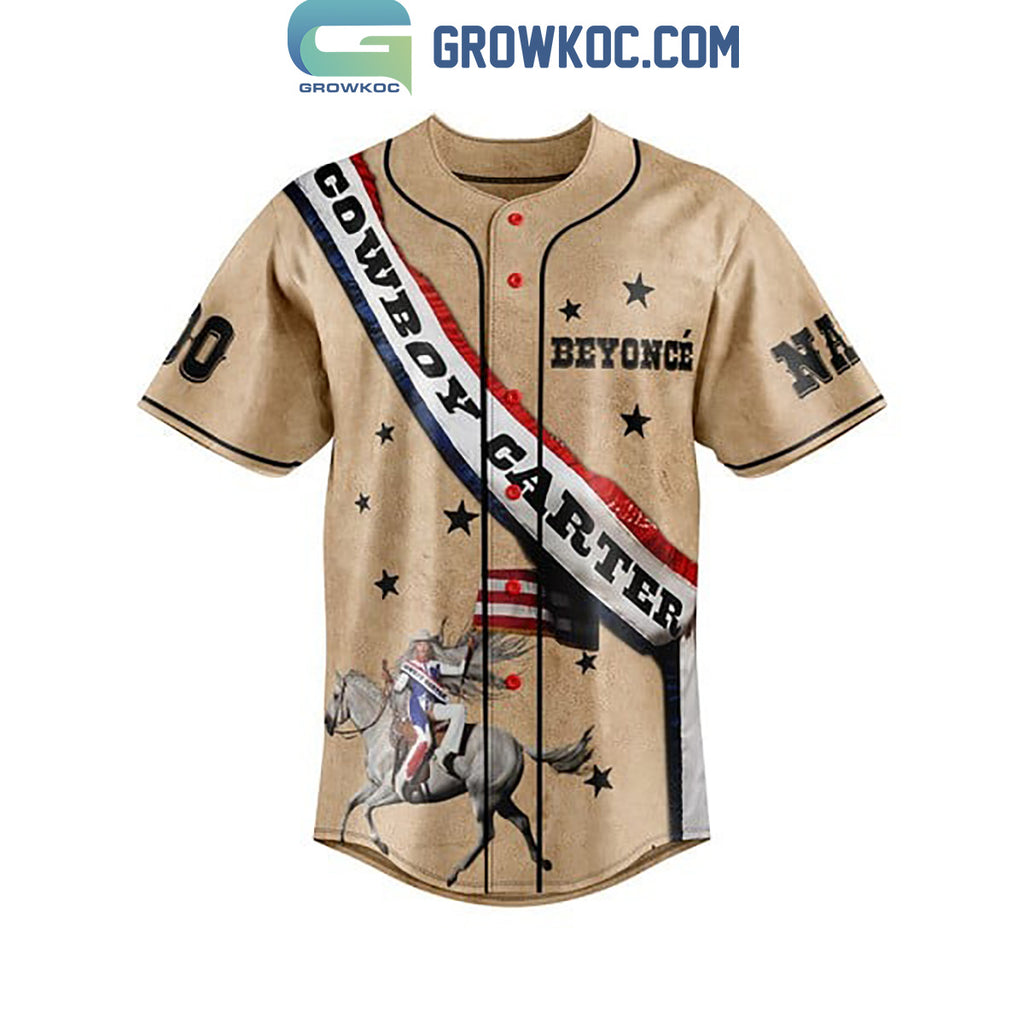 Beyonce Cowboy Carter Smoke Hour Jolene Personalized Baseball Jersey