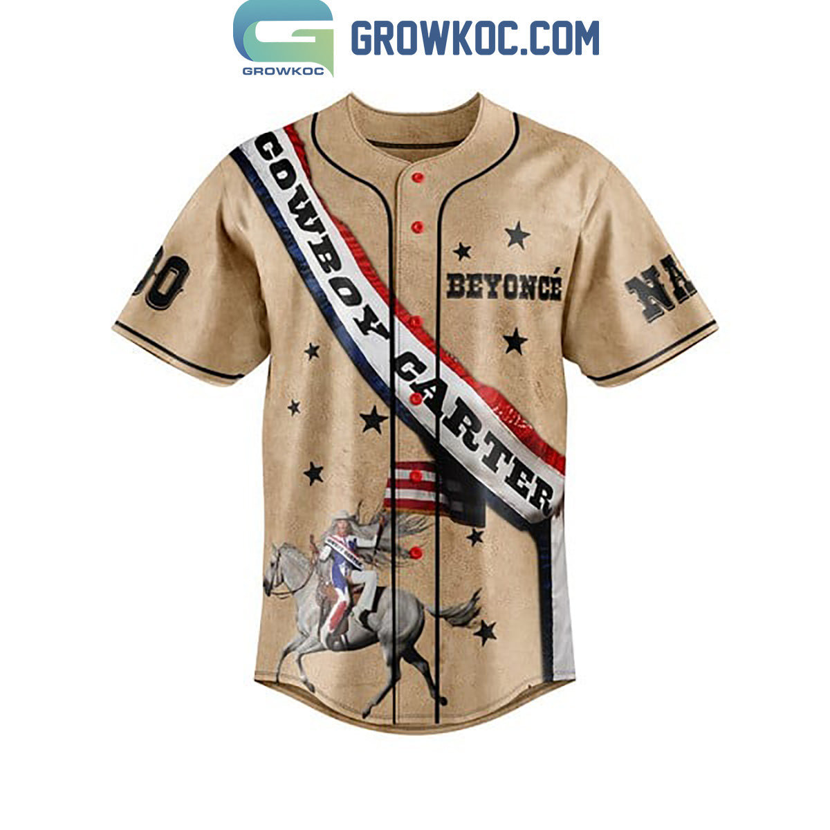 Beyonce Cowboy Carter Smoke Hour Jolene Personalized Baseball Jersey