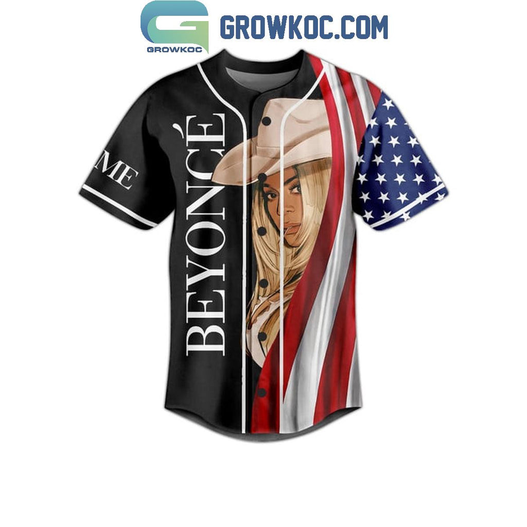 Beyonce Now Is The Time To Let Love In Personalized Baseball Jersey