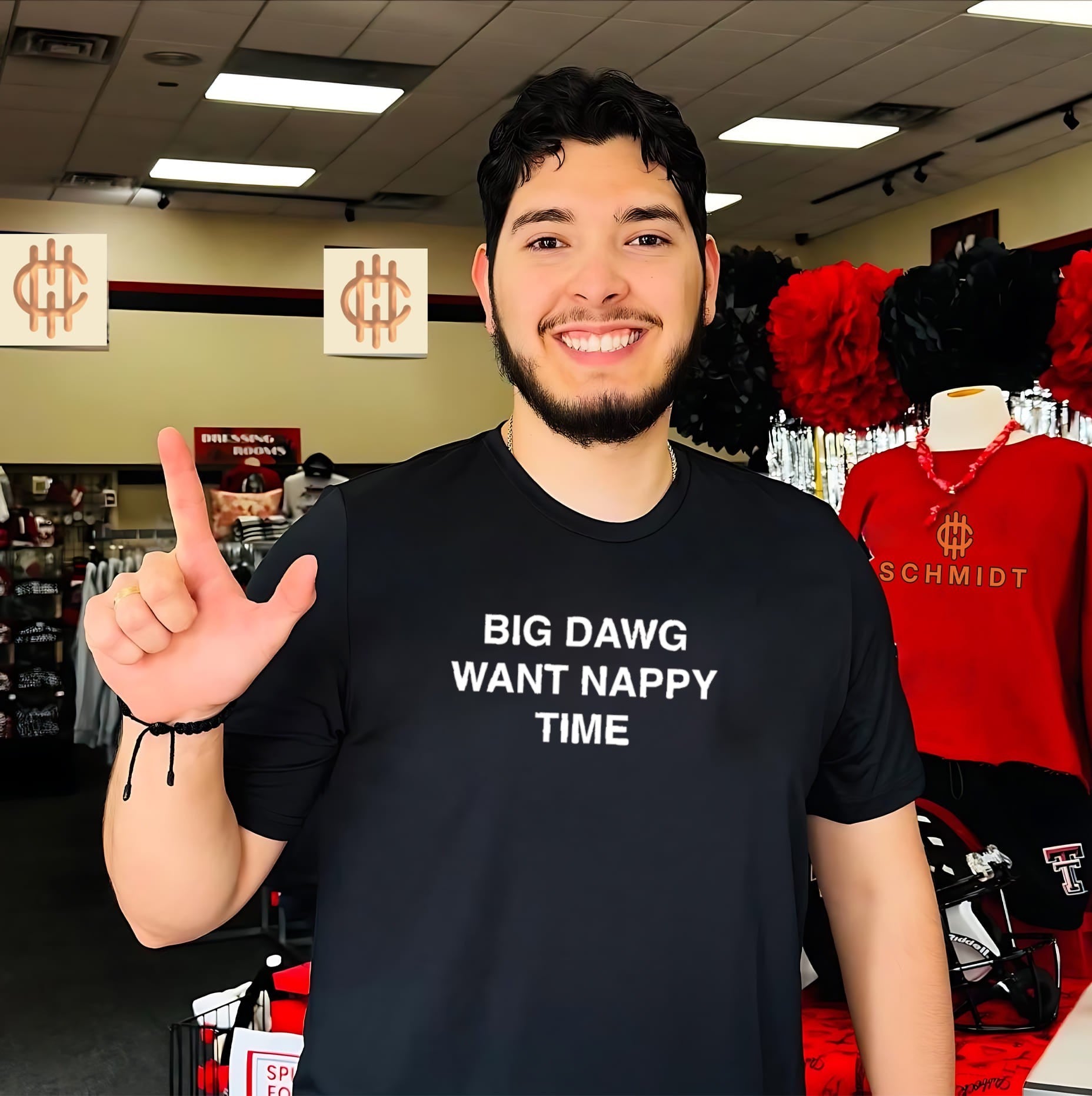 Big Dawg Want Nappy Time funny dog humor shirt