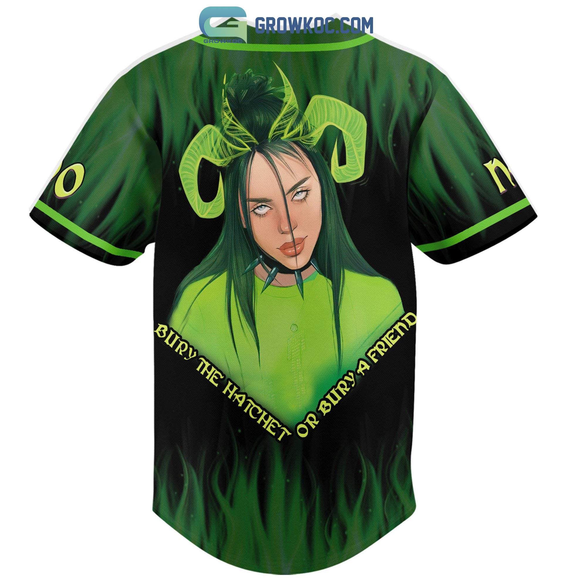 Billie Eilish Bury The Hatchet Or Bury A Friend Personalized Baseball Jersey